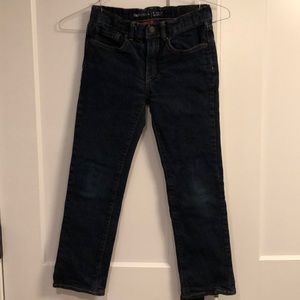 Boys GAP buffalo check lined jeans